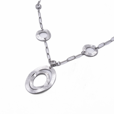 COLLAR ZO13356N PLATEADO Acero Inoxidable