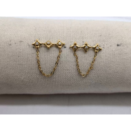 Aretes Y01066 Dorado Acero Inoxidable
