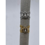 Anillo Y01068 Plateado Acero Inoxidable
