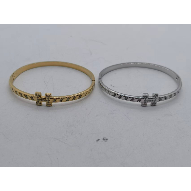 Brazalete Y01070 Plateado Acero Inoxidable