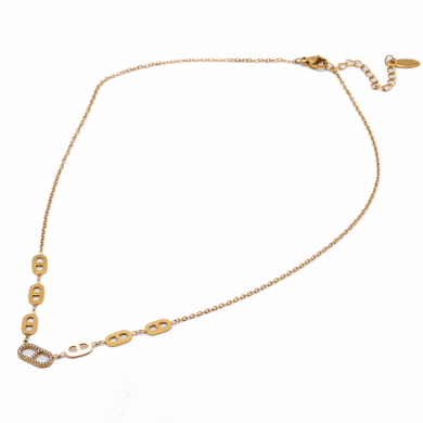 COLLAR ZO13339N DORADO Acero Inoxidable