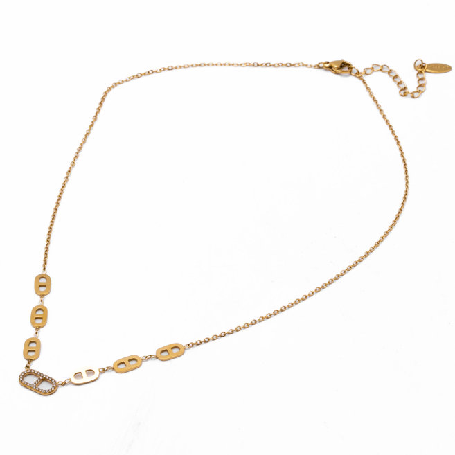 COLLAR ZO13339N DORADO Acero Inoxidable E18
