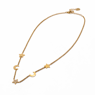 COLLAR ZO11667N DORADO Acero Inoxidable