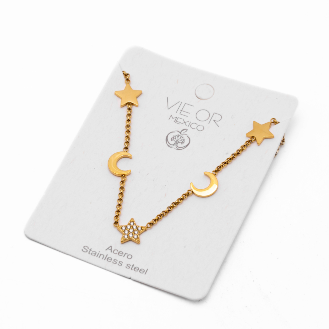 COLLAR ZO11667N DORADO Acero Inoxidable E31