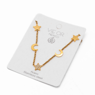 COLLAR ZO11667N DORADO Acero Inoxidable E31