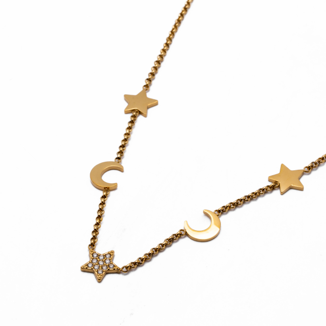 COLLAR ZO11667N DORADO Acero Inoxidable E31