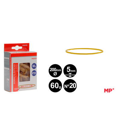 LIGAS 60G 200X5MM - D22