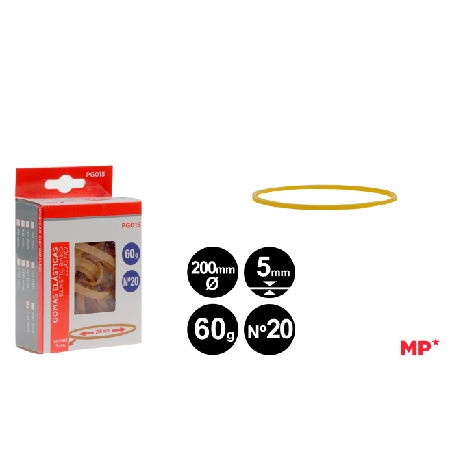 LIGAS 60G 200X5MM - D22