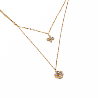 COLLAR ZO15126N DORADO Acero Inoxidable E45