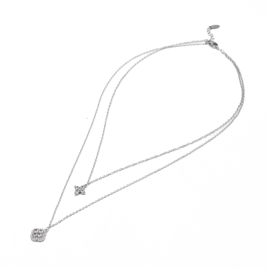 COLLAR ZO15126N PLATEADO Acero Inoxidable