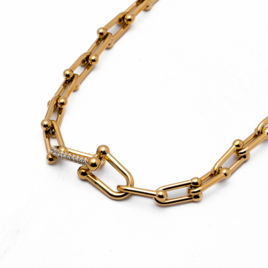 COLLAR ZO13167N DORADO Acero Inoxidable 2D56