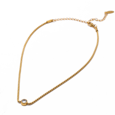COLLAR ZO13481N DORADO Acero Inoxidable