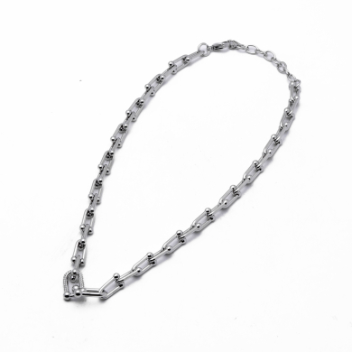 COLLAR ZO13167N PLATEADO Acero Inoxidable 2D56
