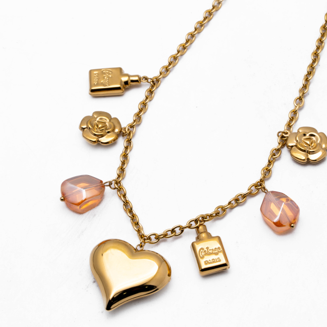 COLLAR ZO15224N DORADO Acero Inoxidable E34