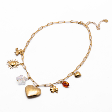 COLLAR ZO15220N DORADO Acero Inoxidable E34