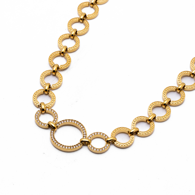 COLLAR ZO13531N DORADO Acero Inoxidable 2D27