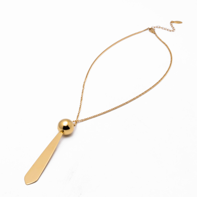 COLLAR ZO14078N DORADO Acero Inoxidable 2D35