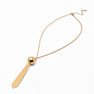 COLLAR ZO14078N DORADO Acero Inoxidable 2D35
