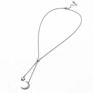 COLLAR ZO13402N PLATEADO Acero Inoxidable 2D47