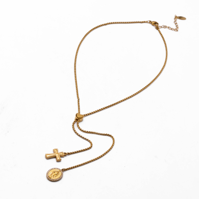 COLLAR ZO13399N DORADO Acero Inoxidable 2D25