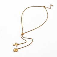 COLLAR ZO13399N DORADO Acero Inoxidable 2D25