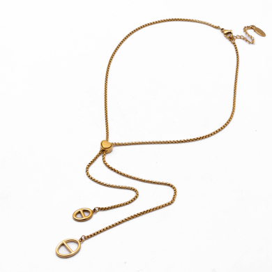 COLLAR ZO13403N DORADO Acero Inoxidable 2D52