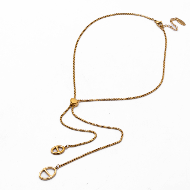 COLLAR ZO13403N DORADO Acero Inoxidable 2D52