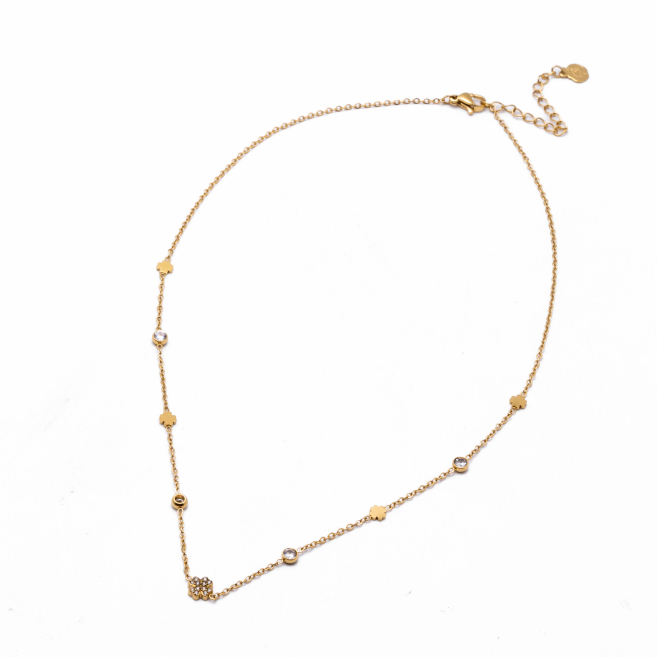COLLAR ZO11657N DORADO Acero Inoxidable 2D44