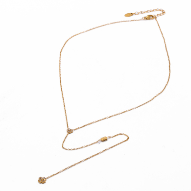COLLAR ZO14893N DORADO Acero Inoxidable 2D23