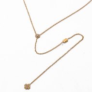 COLLAR ZO14893N DORADO Acero Inoxidable 2D23