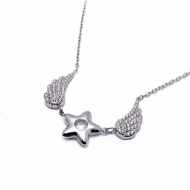 COLLAR ZO13413N PLATEADO Acero Inoxidable 2D17