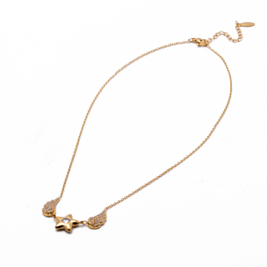 COLLAR ZO13413N DORADO Acero Inoxidable 2D17