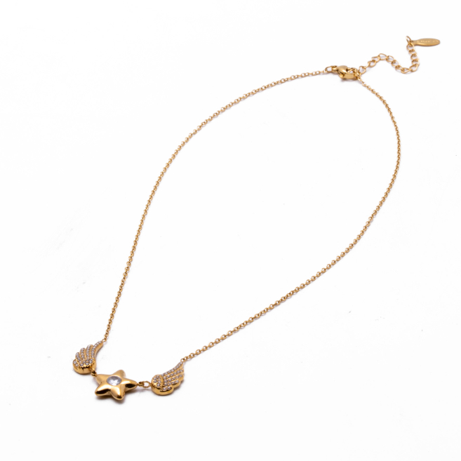 COLLAR ZO13413N DORADO Acero Inoxidable 2D17
