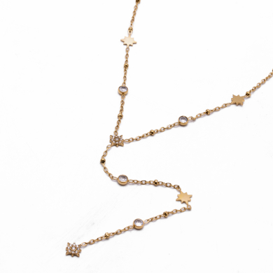 COLLAR ZO13700N DORADO Acero Inoxidable 2D23