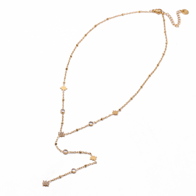 COLLAR ZO13700N DORADO Acero Inoxidable 2D23