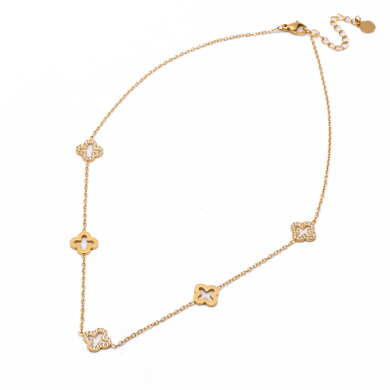COLLAR ZO12109N DORADO Acero Inoxidable 2D42