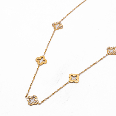 COLLAR ZO12109N DORADO Acero Inoxidable 2D42