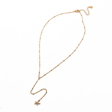 COLLAR ZO14408N250 DORADO Acero Inoxidable 2D33