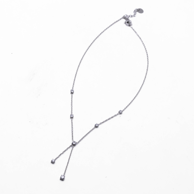 COLLAR ZO15690N PLATEADO Acero Inoxidable E32