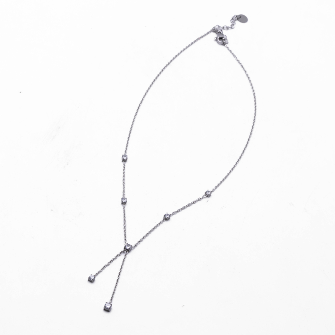 COLLAR ZO15690N PLATEADO Acero Inoxidable E32