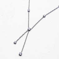 COLLAR ZO15690N PLATEADO Acero Inoxidable E32