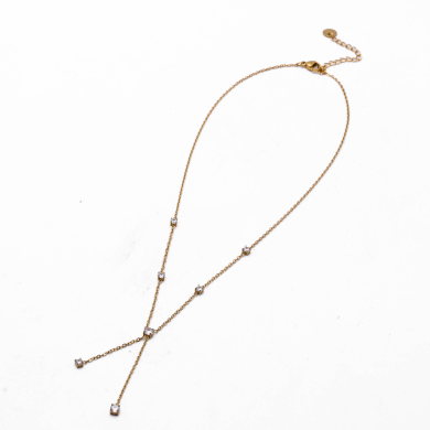 COLLAR ZO15690N DORADO Acero Inoxidable E32
