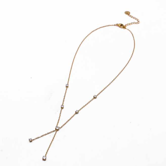 COLLAR ZO15690N DORADO Acero Inoxidable E32