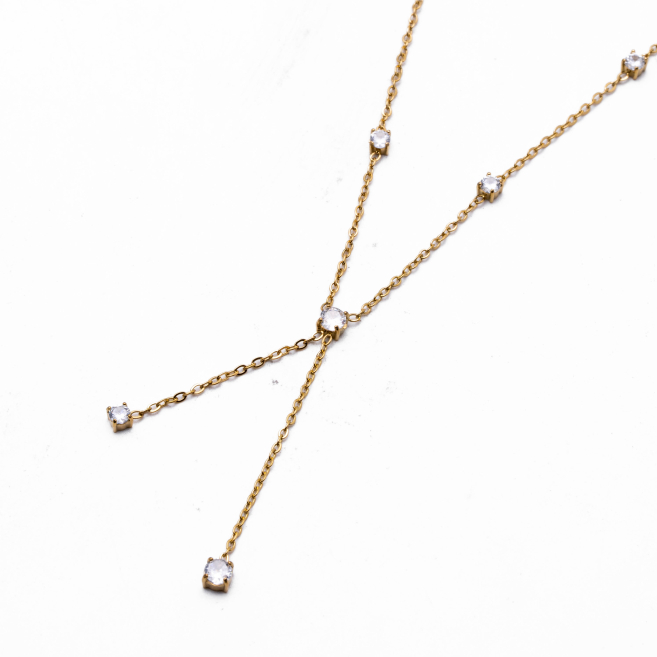 COLLAR ZO15690N DORADO Acero Inoxidable E32