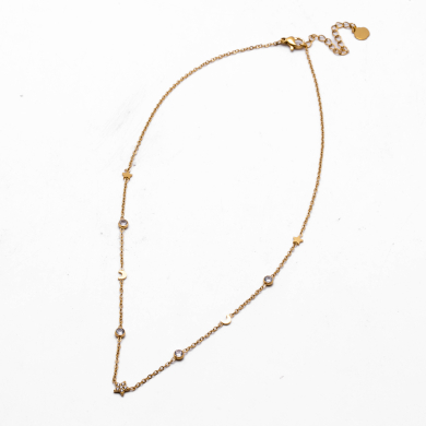 COLLAR ZO11659N DORADO Acero Inoxidable E32