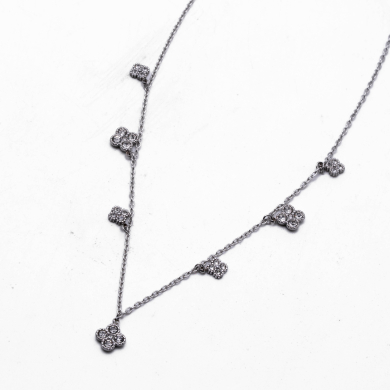 COLLAR ZO14962N PLATEADO Acero Inoxidable 2D22