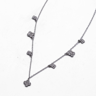 COLLAR ZO14962N PLATEADO Acero Inoxidable 2D22