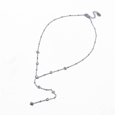 COLLAR ZO13700N PLATEADO Acero Inoxidable 2D23