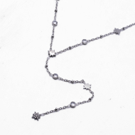 COLLAR ZO13700N PLATEADO Acero Inoxidable 2D23