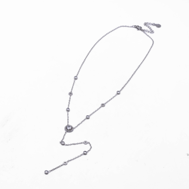 COLLAR ZO11636N PLATEADO Acero Inoxidable 2D13